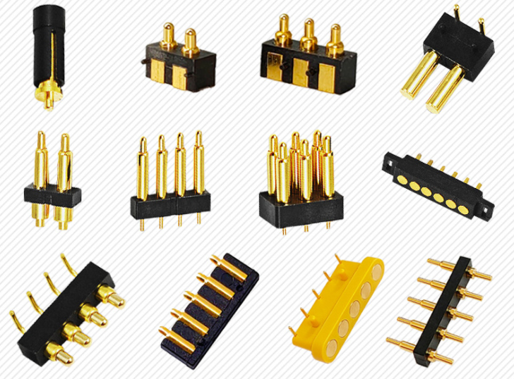 pogopin連接器 2pin4pin6pin公母座大電流 彈（dàn）簧針連（lián）接器
